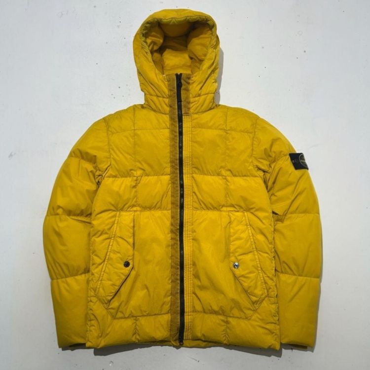 Stone Island Yellow Puffer Jacket 